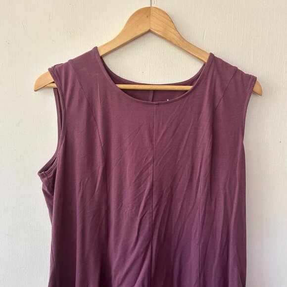 D&Co Swing Tank Womens Purple Sleeveless Top Relaxed - Picture 2 of 6